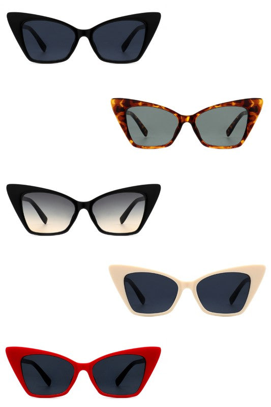 RETRO SQUARE CAT EYE SUNGLASSES