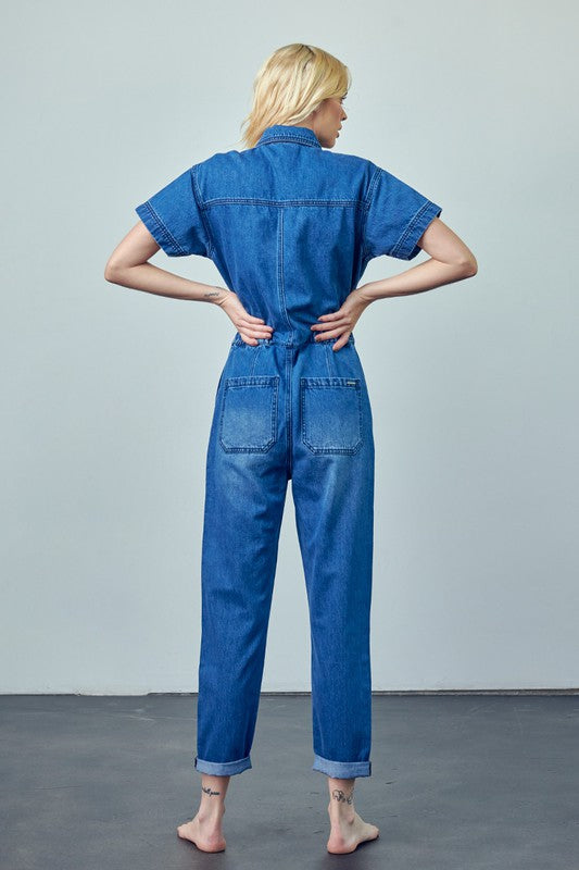 SHORT SLEEVE COVERALL