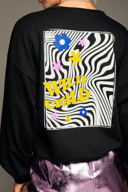 LONG SLEEVE OVERSIZED GRAPHIC TEE