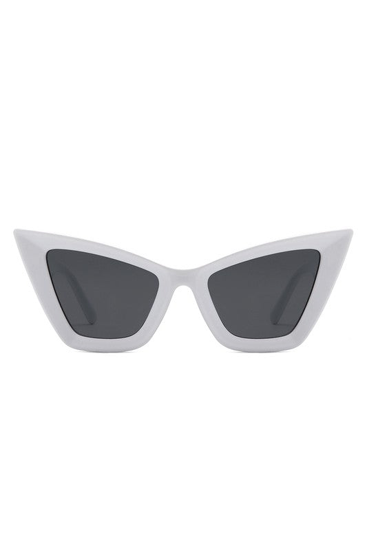 SQUARE RETRO CAT EYE SUNGLASSES