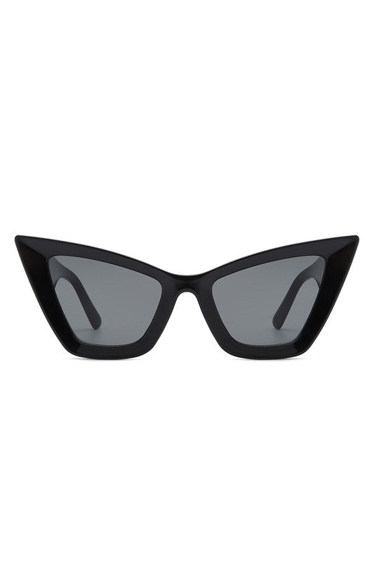 SQUARE RETRO CAT EYE SUNGLASSES