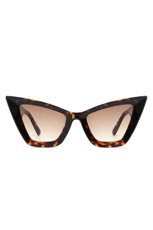 SQUARE RETRO CAT EYE SUNGLASSES