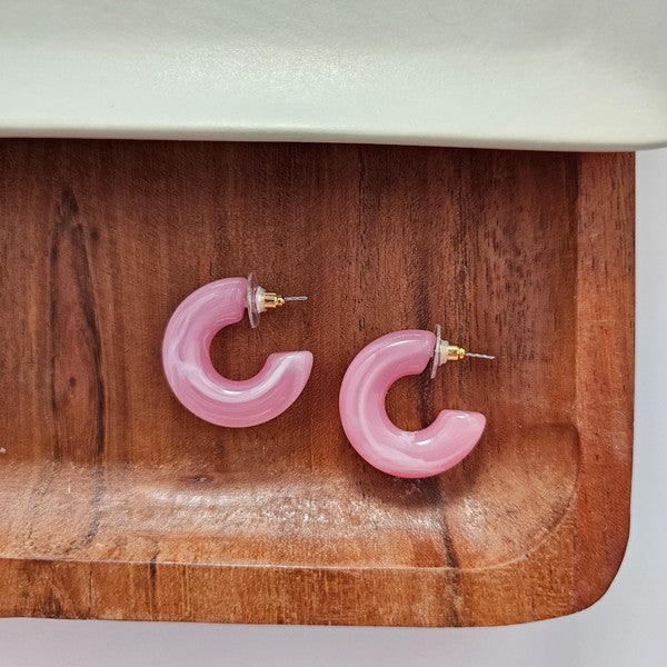 NON CLOSURE CIRCULAR EARRINGS